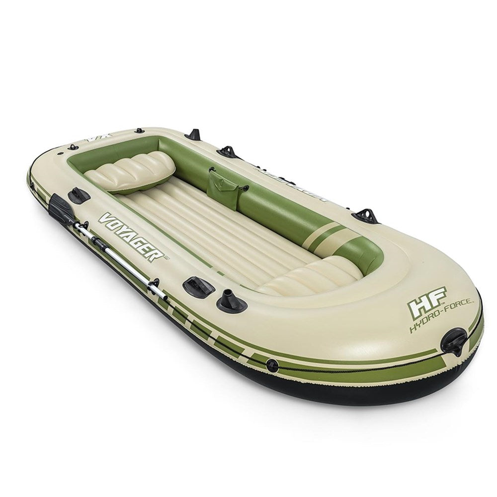 Hydro-Force Voyager Raft Set For 4 Persons 11'6" x 57"-Green