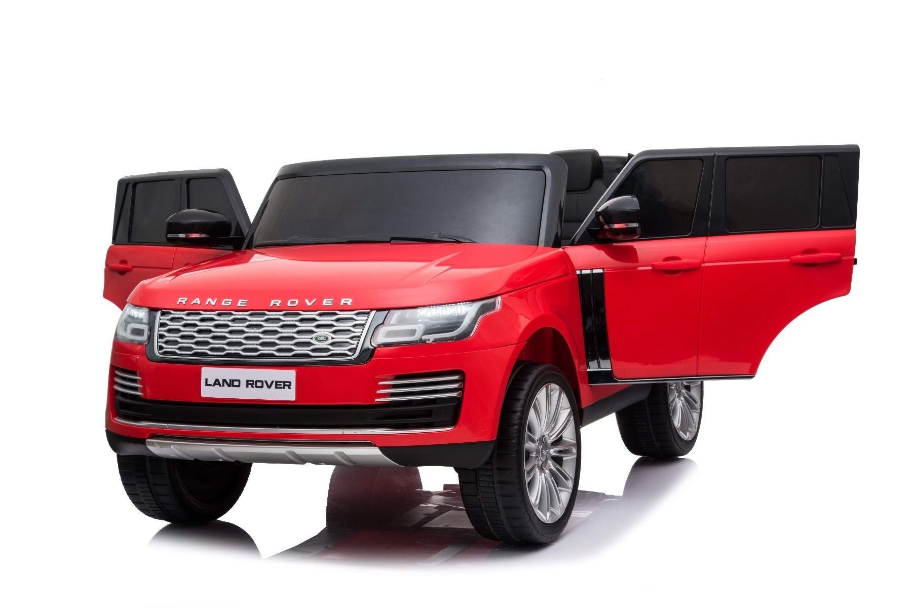 Red Ride On Licensed Range Rover Vogue Two Seater Car for kids 24V