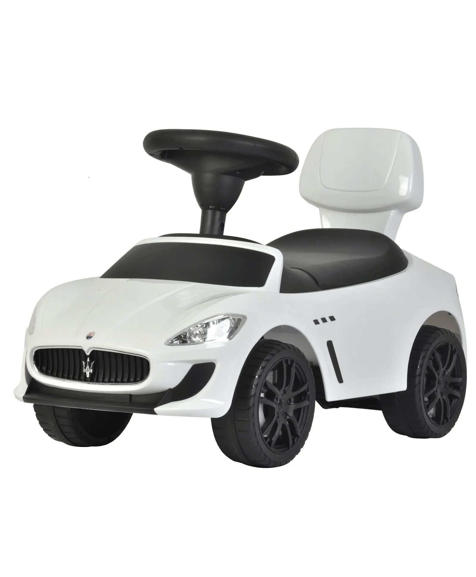 White Licensed Ride On Megastar Maserati Push Car for Kids 