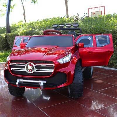 Red Ride on Jeep Mercedes Style Hybrid SUV For kids 12V