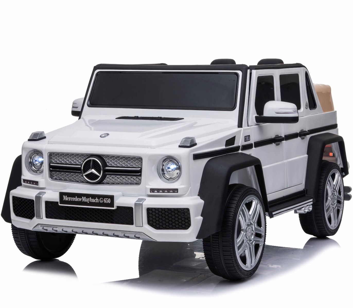 White Licensed Electric Ride On Mercedes Maybach G650 Children’s  Jeep 12V