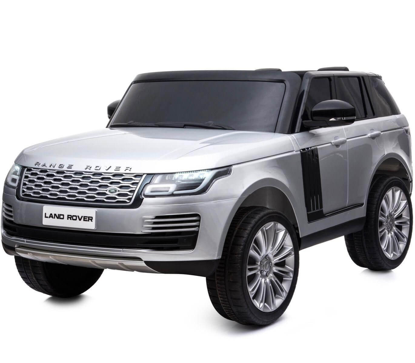 Silver Ride On Licensed Range Rover Vogue Two Seater Car for kids 24V