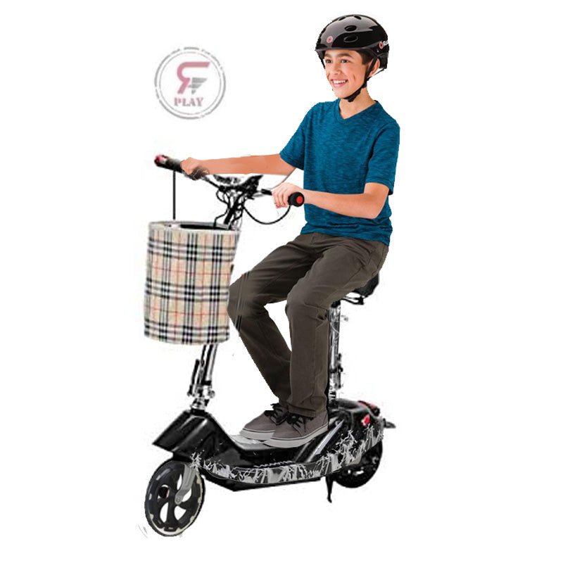 Black Style Zippy Electric Foldable Scooter | Kids Electric Scooter