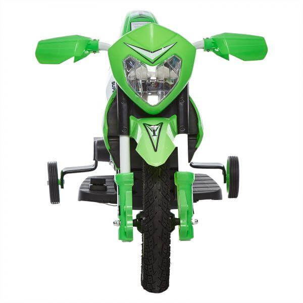 Green Electric Dirt Cross Motorbike for Kids
