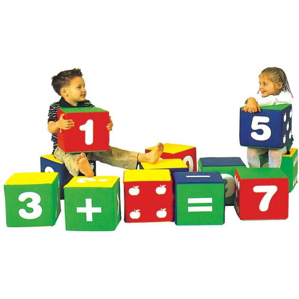 Soft Play Numbers Cubes for Kids