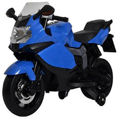 Blue Licensed Ride On BMW Motorbike for kids 12V