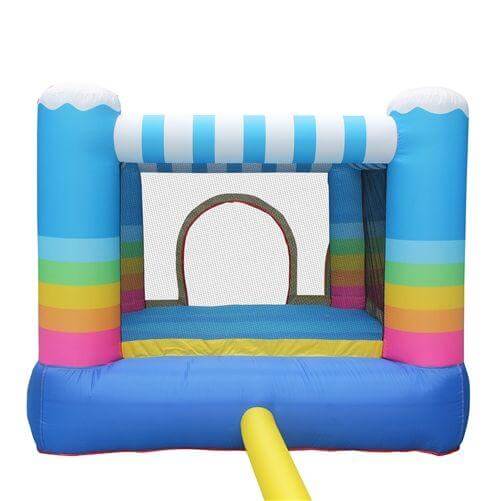 Megastar Inflatable Rainbow Bounce House with Built-In Ball Pit - - Multi Color - MGA STAR MARKETING
