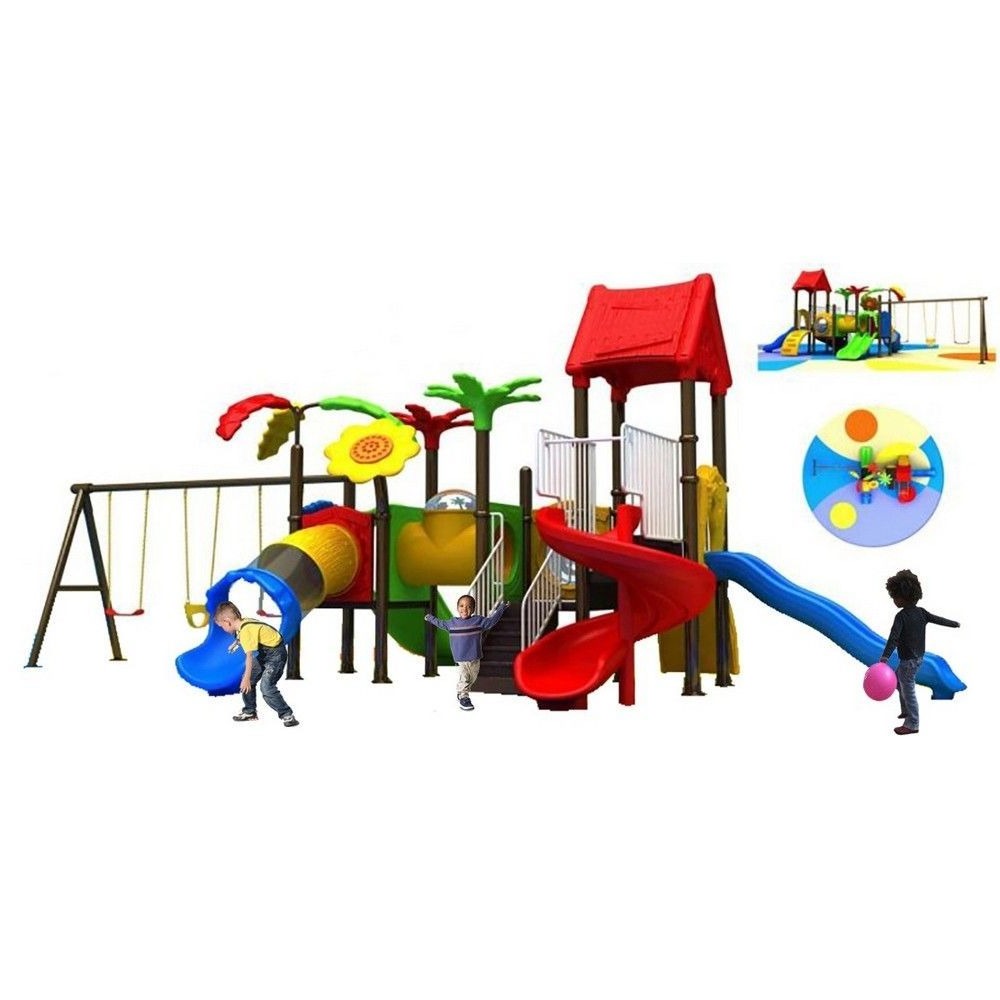 Playsets Adventure Flower Styled With Swings