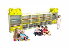 Smiley Kids wooden Storage Shelf
