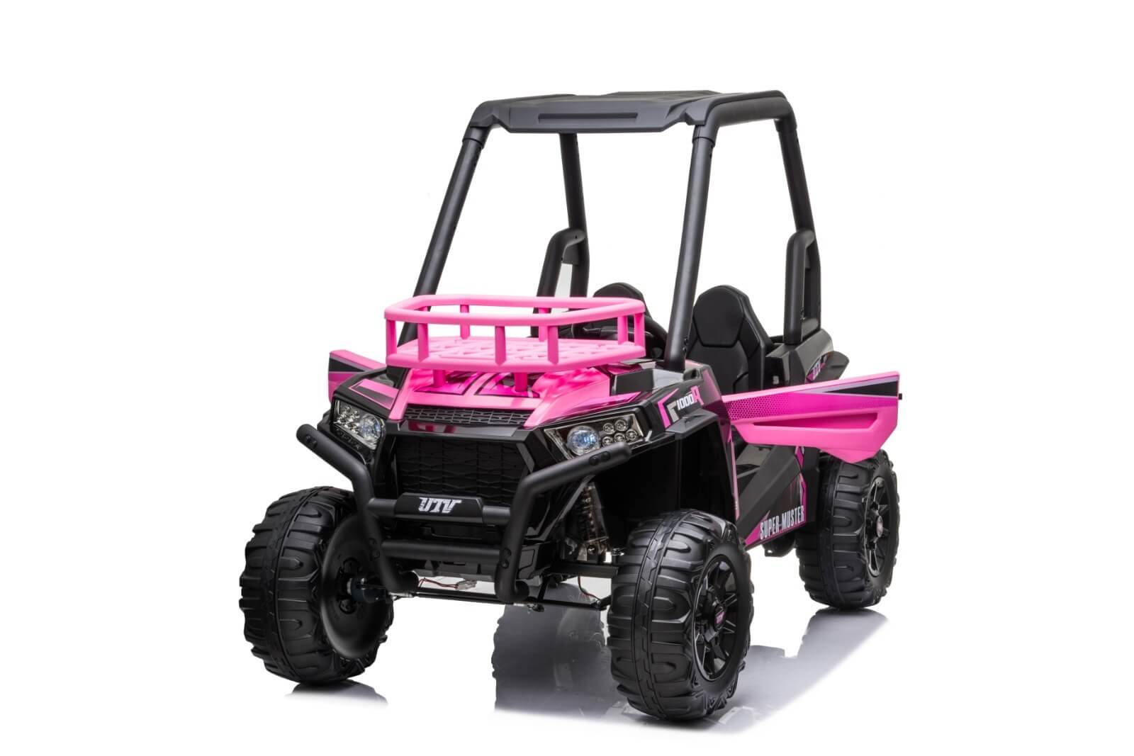 Pink Ride on SUV RZR 1000 Trail Sand Two seater Buggy for Kids 12V