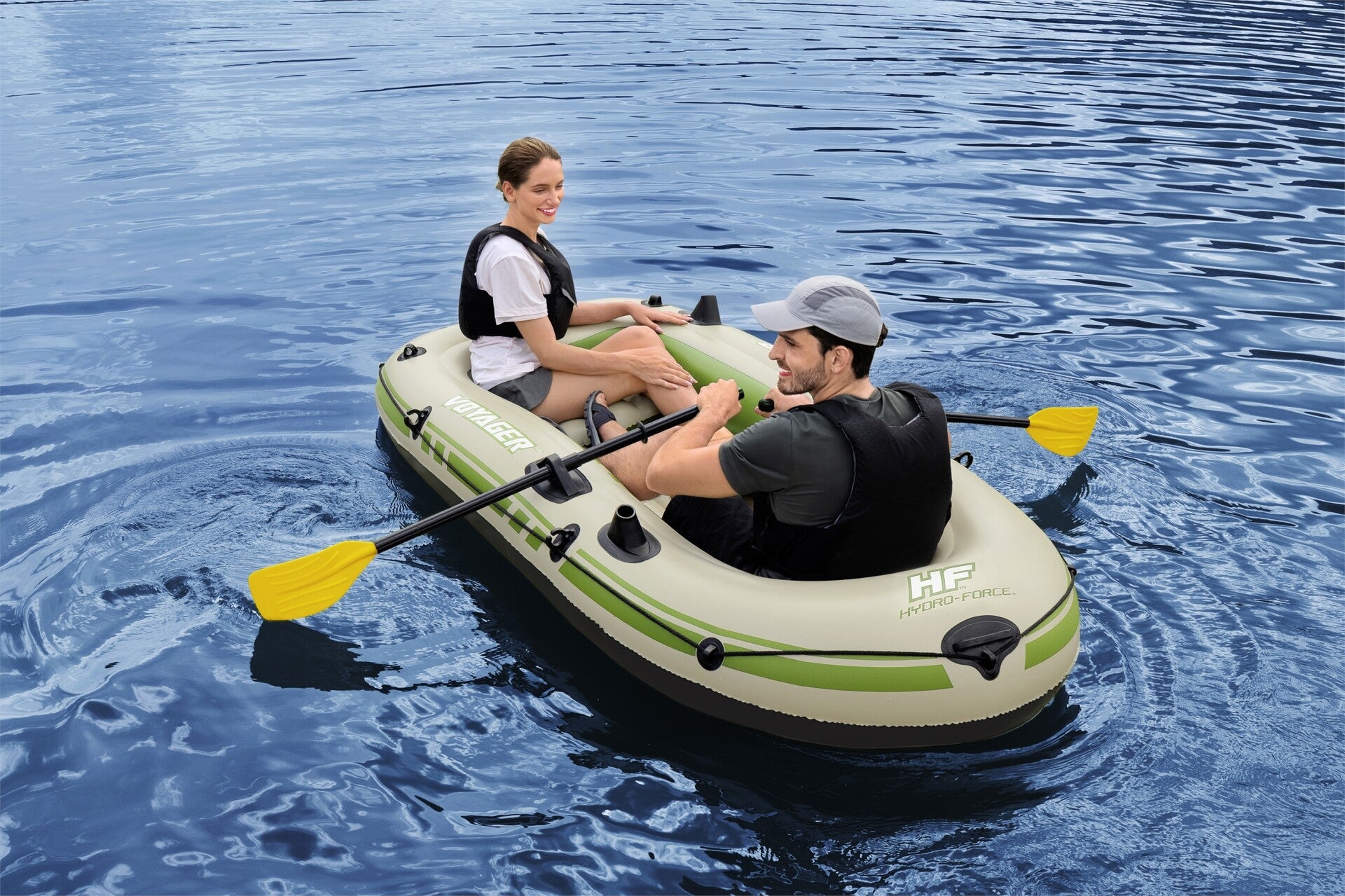 Bestway Hydro-Force Voyager X2 Inflatable Raft Set - 7'7