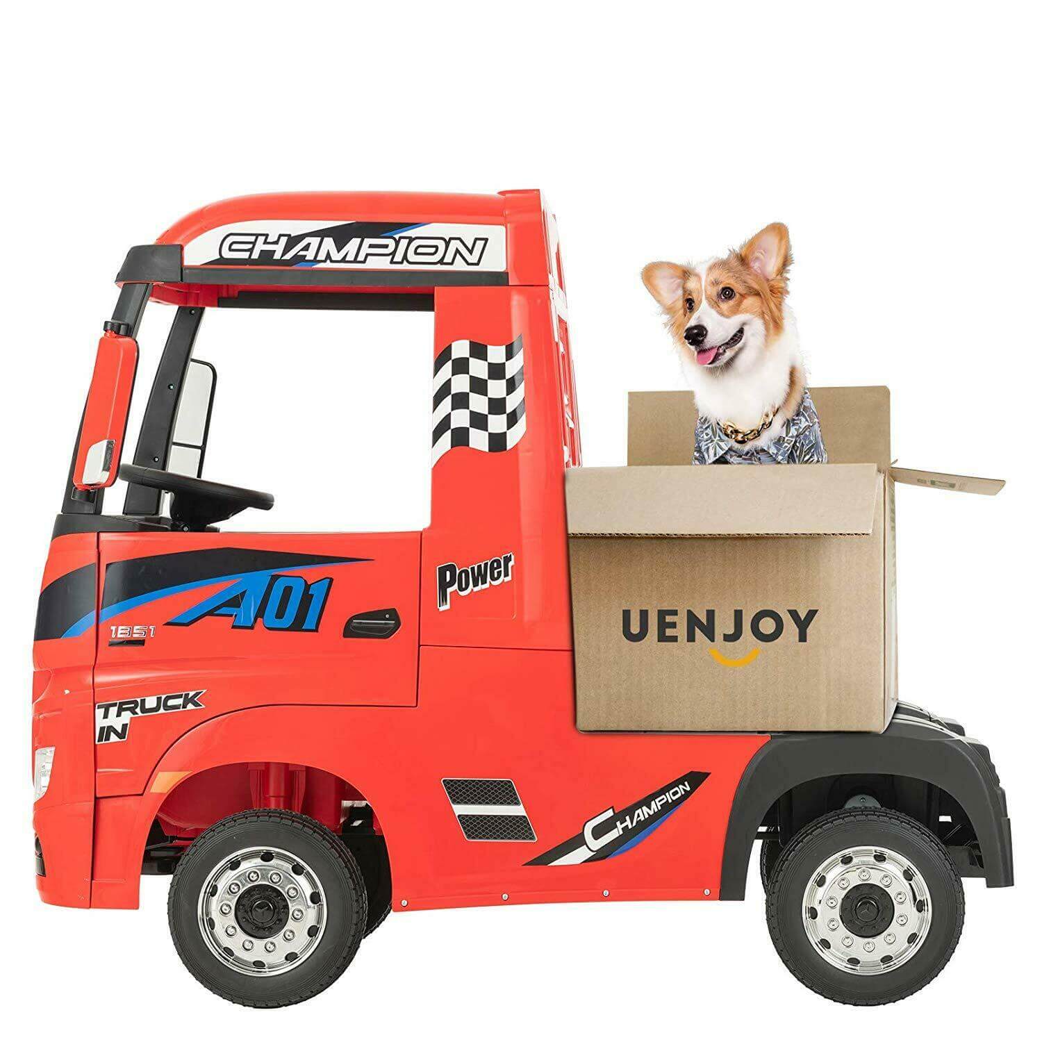 Mercedes Benz Truck For kids with Dog in Box