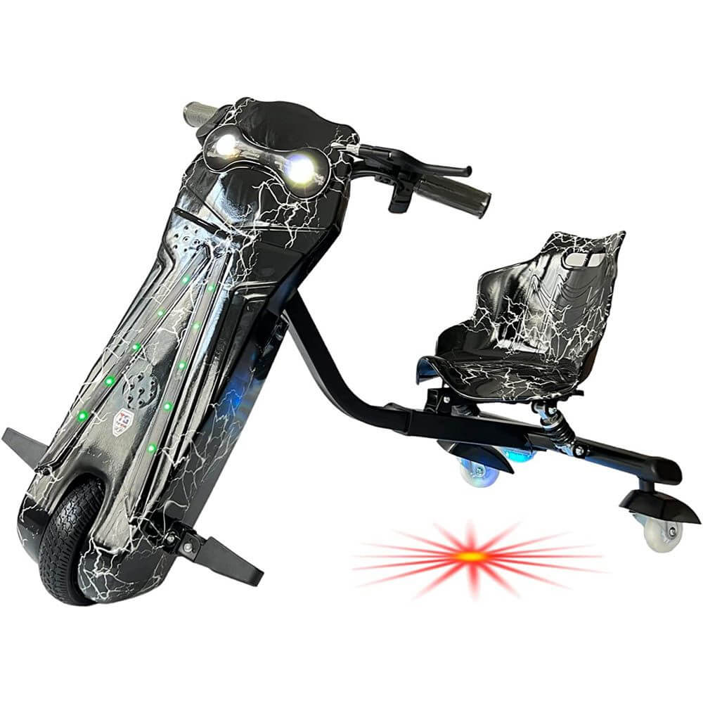 Megawheels dragonfly Drifting Electric Scooter 36 v 3 Wheel s With Key Start-black