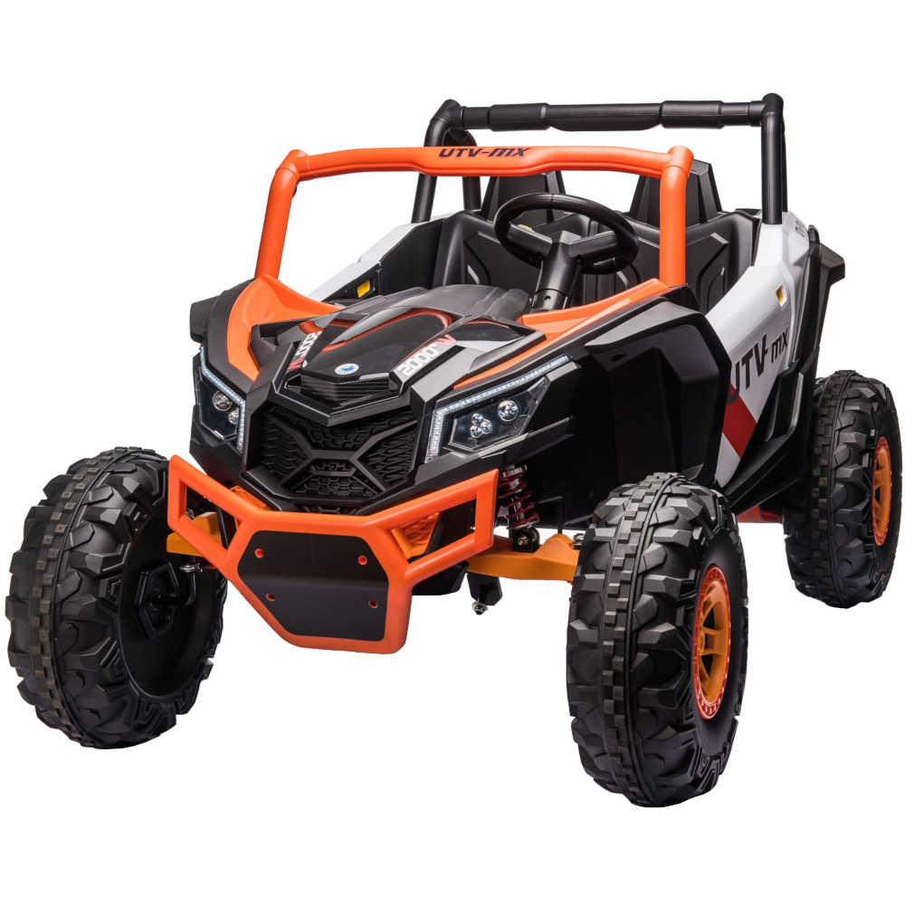 Electric Powered Big size 24v Orange   Ride on for kids with 2 seats 