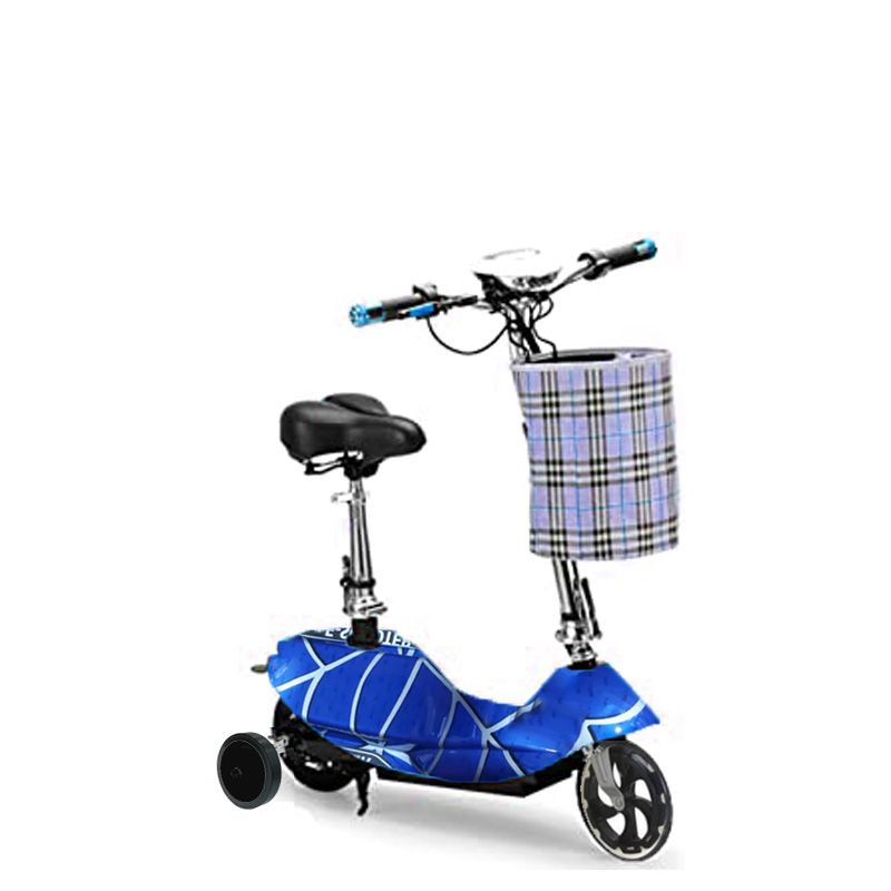 Raf  Zippy Foldable Electric  Scooter with training wheels