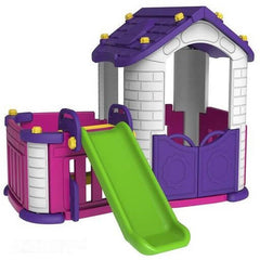 Kids playhouse with Slide & PlayPen Area